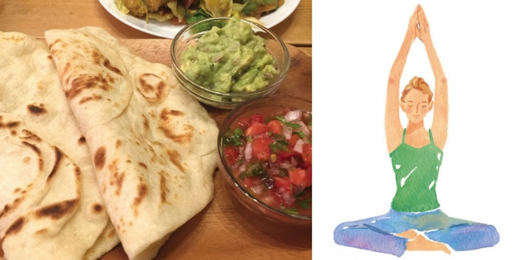 美女医の習慣:メキシコ料理トルティーヤを手づくり。ヨガ