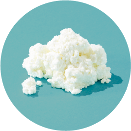 カッテージチーズ100gあたりのタンパク質量は約13g
